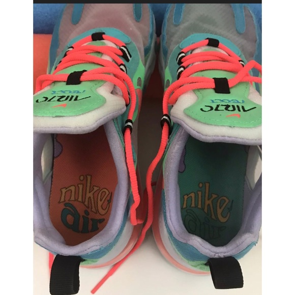 Nike Air Max 270 React Electro Green Crimson 6.5 - Picture 10 of 11